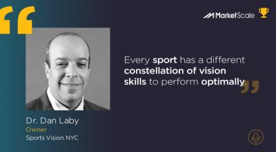 How Dr. Daniel Laby of SportsVision NYC Created a Whole Category of Moneyball for Vision